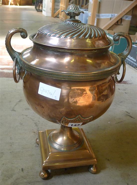 Early 19th century copper urn